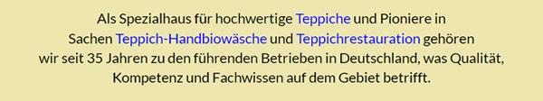 Teppichreparatur in 64572 Büttelborn, Darmstadt, Stockstadt (Rhein), Erzhausen, Nauheim, Riedstadt, Trebur oder Groß Gerau, Weiterstadt, Griesheim