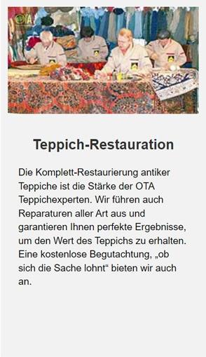 Teppichrestauration aus 65812 Bad Soden (Taunus)