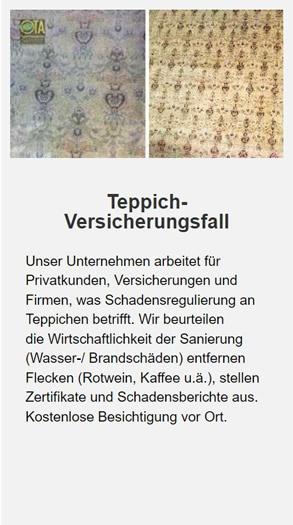 Wertgutachten Versicherungsgutachten Teppiche bei  Sulzbach (Taunus)