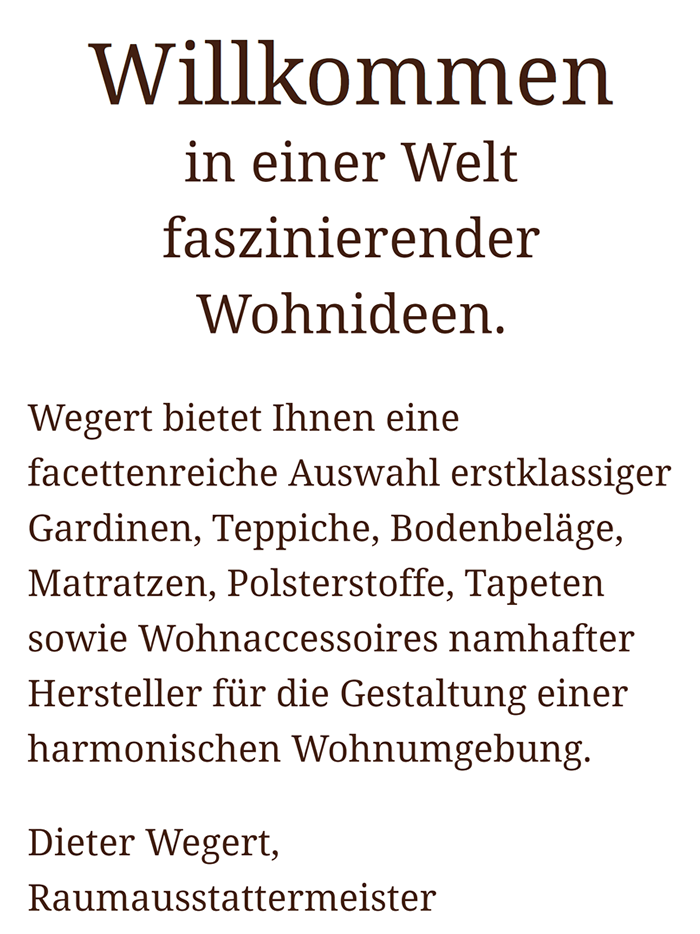 Raumausstattermeister in  Fahrenbach - Trienz, Im Trienzgrund und Robern