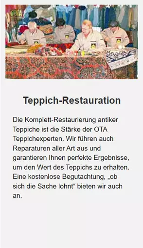 Teppichrestauration für  Brensbach